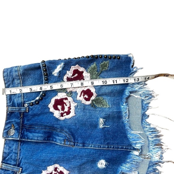 Free People Wild Rose Embroidered Mini Skirt - Picture 14 of 14